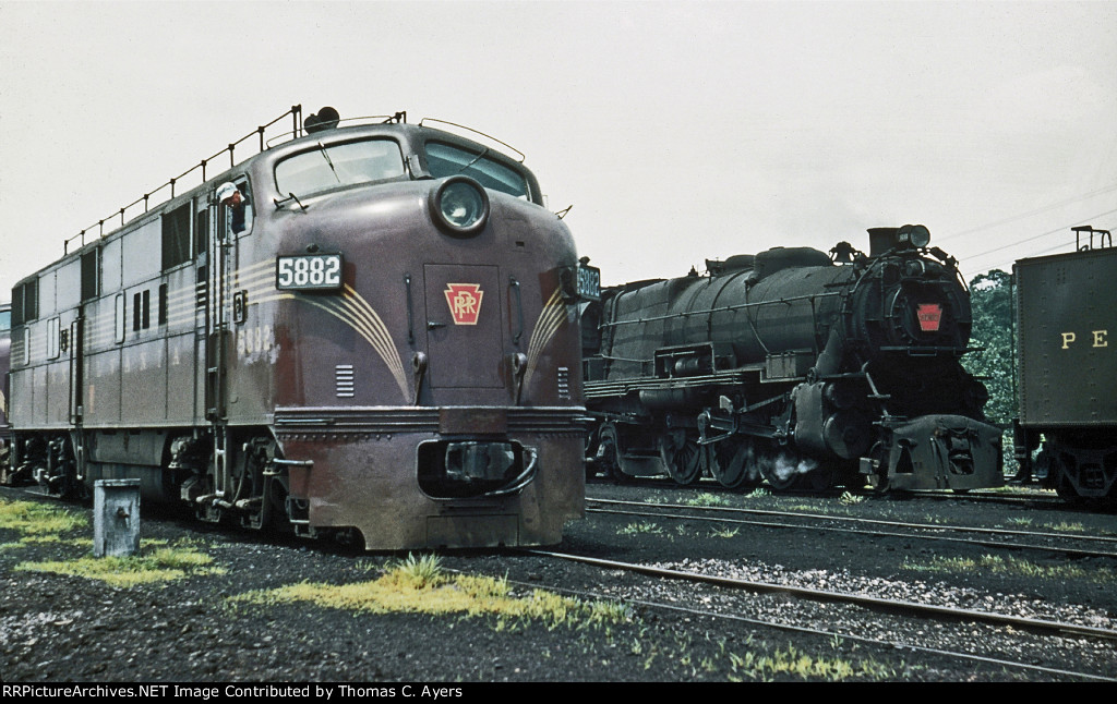 PRR 3747, K-4S, c. 1955